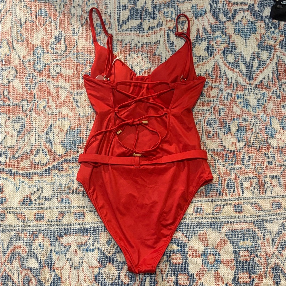 Watercolors by Kenny Flowers The Cali Underwire One Piece Swimsuit SZ S NWOT - Picture 4 of 6
